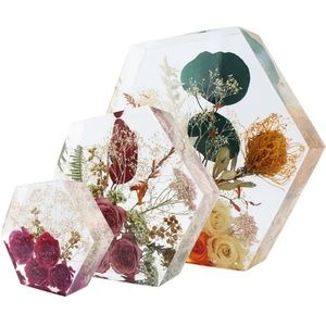 Hexagon + Square Silicone Molds for Resin